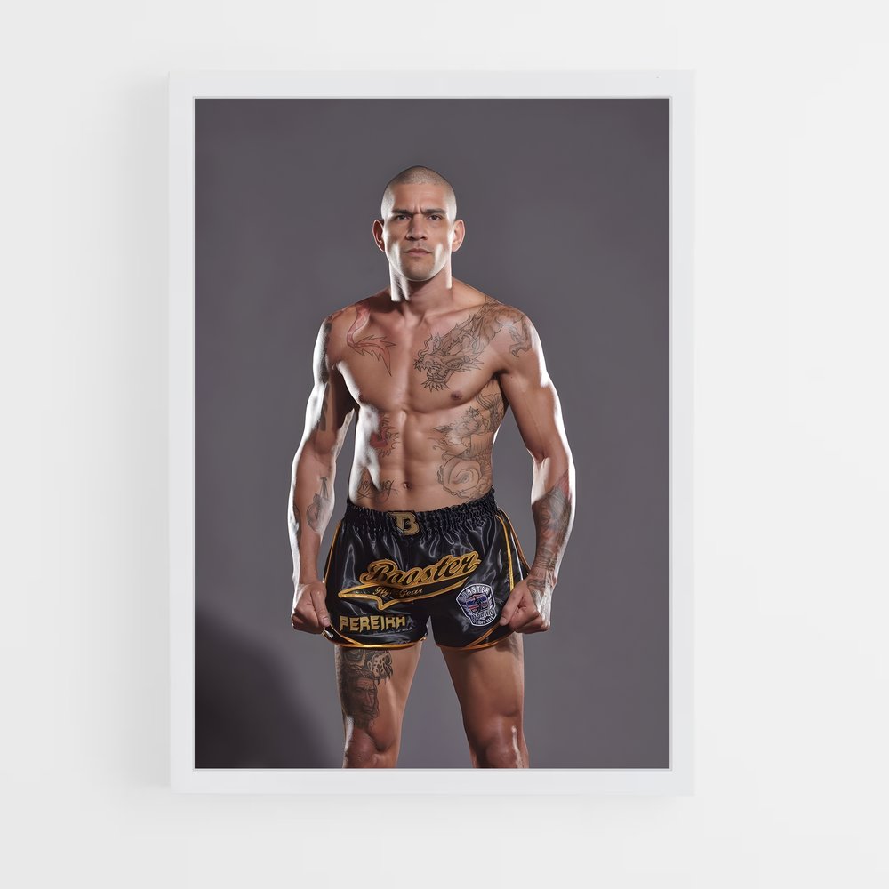 Poster Alex de pereira – affiche MMA (vue 3)